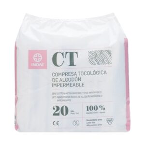 COMPRESA INDAS TOCOLOGICAS POST PARTO CELULOSA 25U - Mister Farma